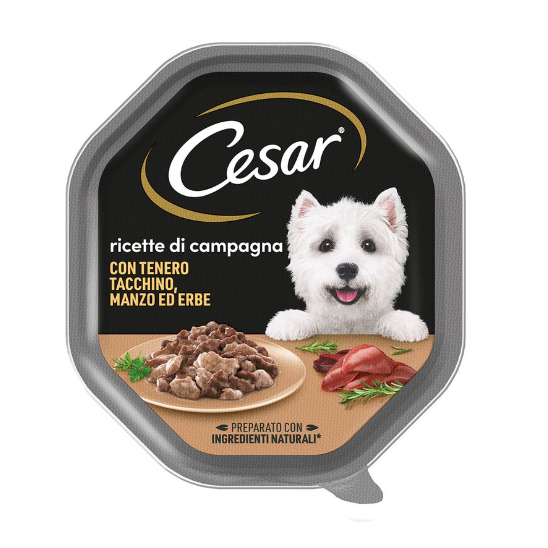 cesar-filetti-tacchino,manzo-ed-erbe-per-cani-150gr