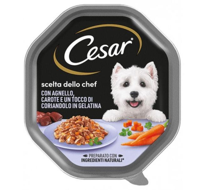 cesar-dog-bocconcini-con-agnello,carote-e-coriandolo-in-gelatina-150gr