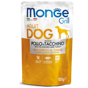 Grill dog adult bocconcini pollo e tacchino 100gr