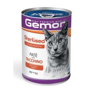 Gemon cat sterilised patè con tacchino 400gr