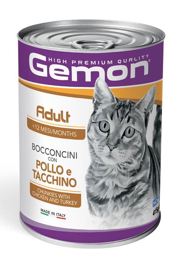 gemon-cat-adult-bocconcini-con-pollo-e-tacchino-415gr