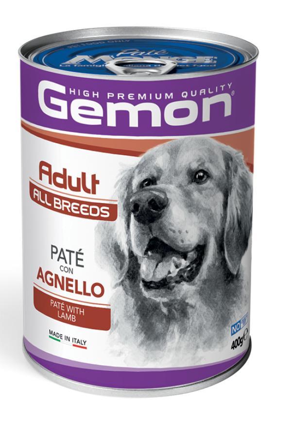 gemon-all-breeds-adult-dog-patu00e8-con-agnello-400gr