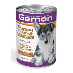 Gemon all breeds dog puppy and junior bocconi con pollo e tacchino 415gr