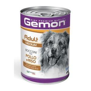 Gemon dog adult medium bocconi con pollo e riso 415gr