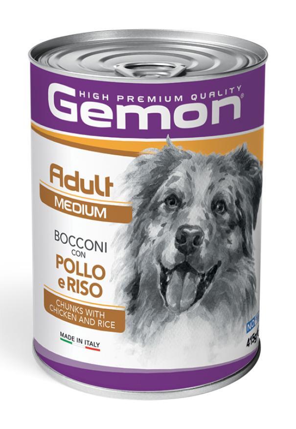 gemon-dog-adult-medium-bocconi-con-pollo-e-riso-415gr