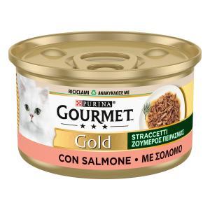 Gourmet gold gatti straccetti con salmone 85 gr