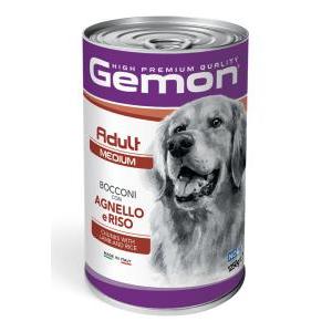 Gemon dog adult medium bocconi con agnello e riso 1250gr