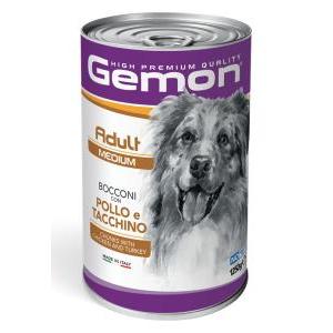 Gemon medium adult dog bocconi con pollo e tacchino 1250gr