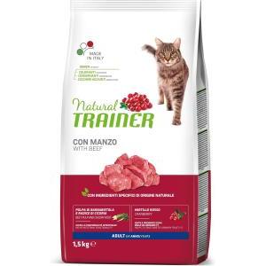 Crocchette adult gatto con manzo 1,5 kg