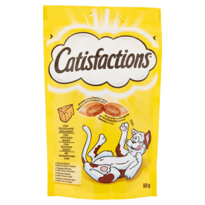 Catisfactions snack al formaggio per gatti 60 gr