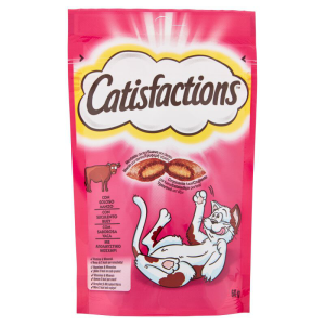 Catisfactions snack gatti con manzo 60 gr