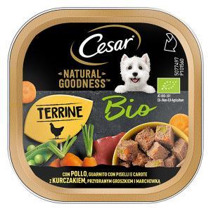 Natural goodness terrine bio cane umido con pollo, piselli e carote 100 gr