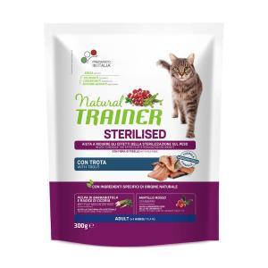 Natural  cat sterilised crocchette con trota 300 gr